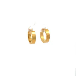 BRINCO ARGOLA CLICK INOX GOLD 18mm