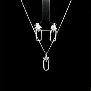 CONJUNTO DE PRATA 45cm/7mm