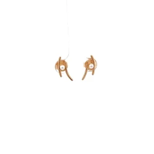 BRINCO FIO C/ PEROLA FOLHEADO 3mm/4mm