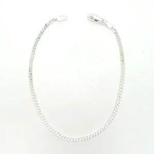 PULSEIRA GRUMET DE PRATA 19cm/1mm