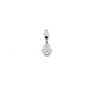 BERLOQUE MAO DE FATIMA CRAVEJADO INOX