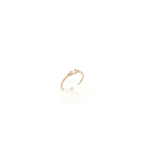 ANEL CRISTAL RETANGULAR FOLHEADO