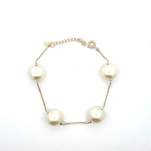 PULSEIRA PEROLAS FOLHEADO 22cm + 2cm Ext/12mm