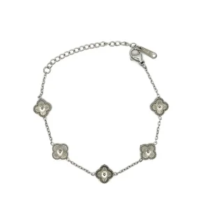 PULSEIRA TREVO INOX 16cm + 5cm Ext