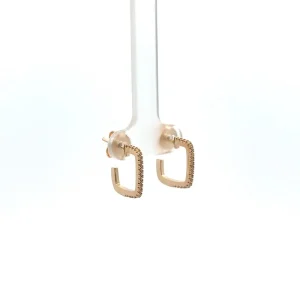 BRINCO ARGOLA CRAVEJADA FOLHEADO 15mm