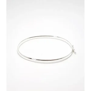 PULSEIRA ALGEMA MEIA CANA DE PRATA 70mm