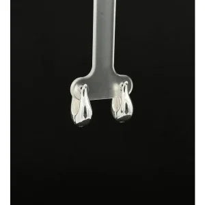 BRINCO ARGOLA BOLSINHA DE PRATA 10mm