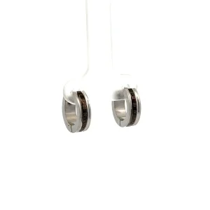 BRINCO ARGOLA CLICK C/ FILETE ROMANO INOX 13mm