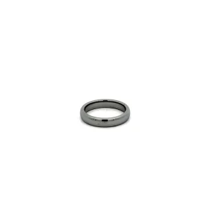 ANEL LISO TUNGSTENIO MASCULINO INOX