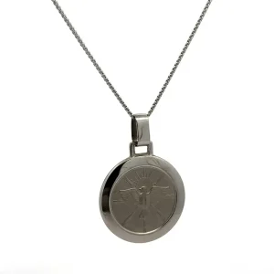 GARGANTILHA ESPIRITO SANTO INOX 60cm/27mm