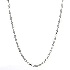 CORRENTE TIJOLINHO INOX 1mm/45cm + 5cm Ext