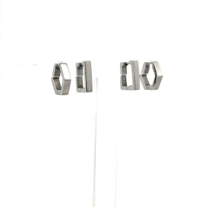 DUO DE BRINCOS CLICK INOX 14 e 19mm