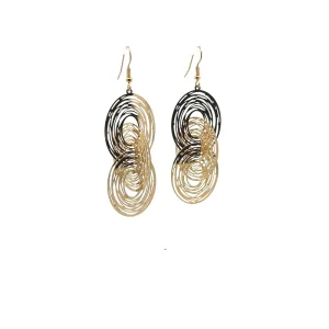 BRINCO GANCHO ORGANICO PENDURICALHO INOX GOLD