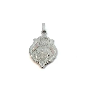 PINGENTE SC DE JESUS/NSRA DO CARMO DUPLA FACE INOX 42mm