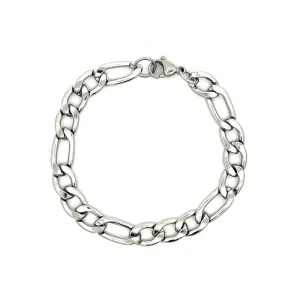 PULSEIRA GRUMET 3X1 INOX MASCULINO 22cm/9,4mm