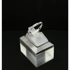 ANEL INFINITOS C/ ZIRCONIA DE PRATA