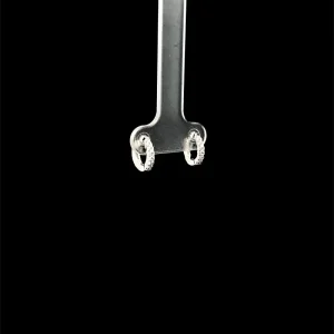 BRINCO ARGOLA CLICK DE PRATA C/ RODIO 10mm