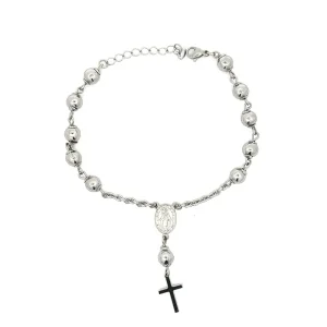 PULSEIRA BOLA C/ NSRA DAS GRAÇAS INOX 18cm + 4cm Ext