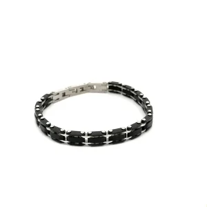 PULSEIRA INOX BLACK/INOX MASCULINO 21cm