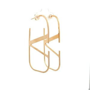 BRINCO FOLHEADO 6cm ALT