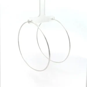 BRINCO ARGOLA DE PRATA 65mm