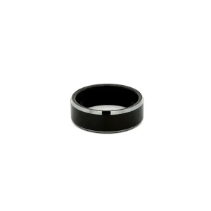 ANEL TUNGSTENIO LISO MASCULINO INOX BLACK