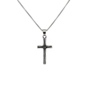 GARGANTILHA CRUZ INOX 60cm