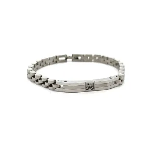 PULSEIRA CHAPINHA C/ ANCORA INOX 21cm