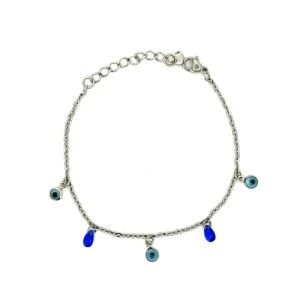 PULSEIRA OLHO GREGO INOX 16cm + 4cm Ext