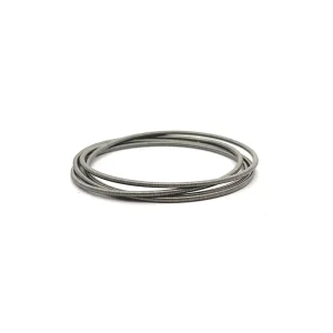 PULSEIRA 3 VOLTAS RABO DE RATO INOX 1,5mm