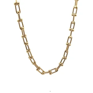 CORRENTE ELO INOX GOLD 45cm + 8cm Ext