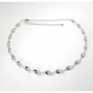 GARGANTILHA ARO CHOKER INOX 120mm + 12cm Ext