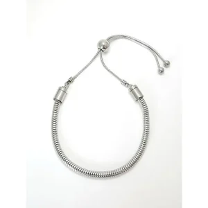 PULSEIRA CHARM REGULAVEL INOX
