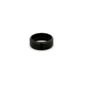 ANEL TUNGSTENIO FOSCO MASCULINO INOX BLACK