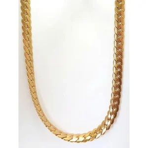 CORRENTE GRUMET INOX GOLD 45cm/6mm