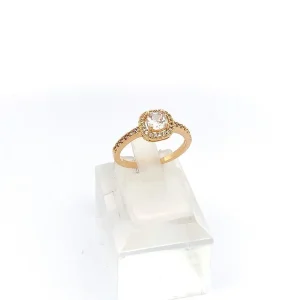 ANEL CRISTAL FOLHEADO 5mm