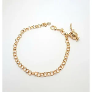 PULSEIRA ELO PORTUGUES C/ CUIA DE CHIMARRAO FOLHEADO 20cm