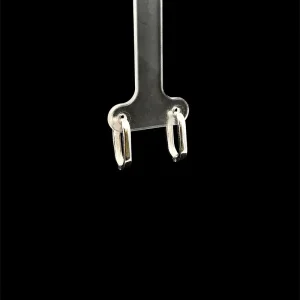 BRINCO ARGOLA CLICK DE PRATA 9mm