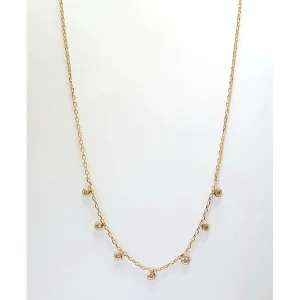 GARGANTILHA CHOKER C/ CRISTAIS FOLHEADO 36cm + 9,5cm Ext