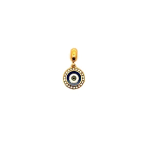 BERLOQUE OLHO GREGO INOX GOLD