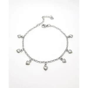 PULSEIRA CORACAO PEQUENO INOX 16cm