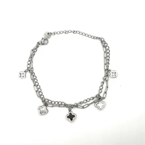 PULSEIRA TREVO INOX 16cm + 5cm Ext