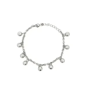 PULSEIRA BOLAS INOX 16cm + 4cm Ext