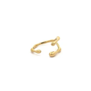 ANEL ABERTO INOX GOLD