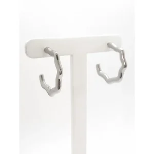 BRINCO ARGOLA ABERTA TORCIDA INOX 25mm