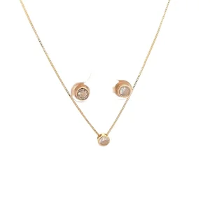 CONJUNTO PONTO DE LUZ FOLHEADO 45cm/4mm