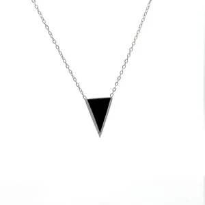 GARGANTILHA TRIANGULO INOX 40cm + 5cm Ext