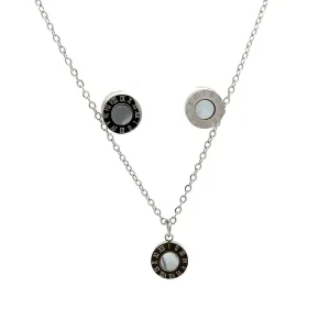 CONJUNTO ROMANO MADREPEROLA INOX 40cm + 5cm Ext/8mm