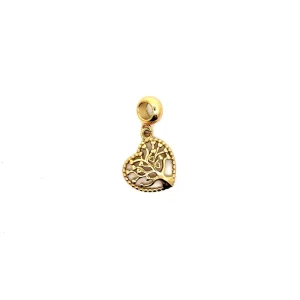 BERLOQUE ARVORE CORACAO DA VIDA INOX GOLD