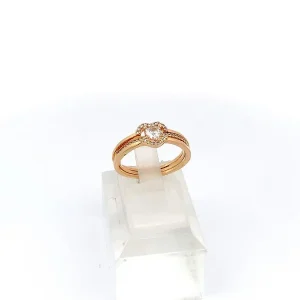 ANEL CORACAO C/ ZIRCONIAS FOLHEADO